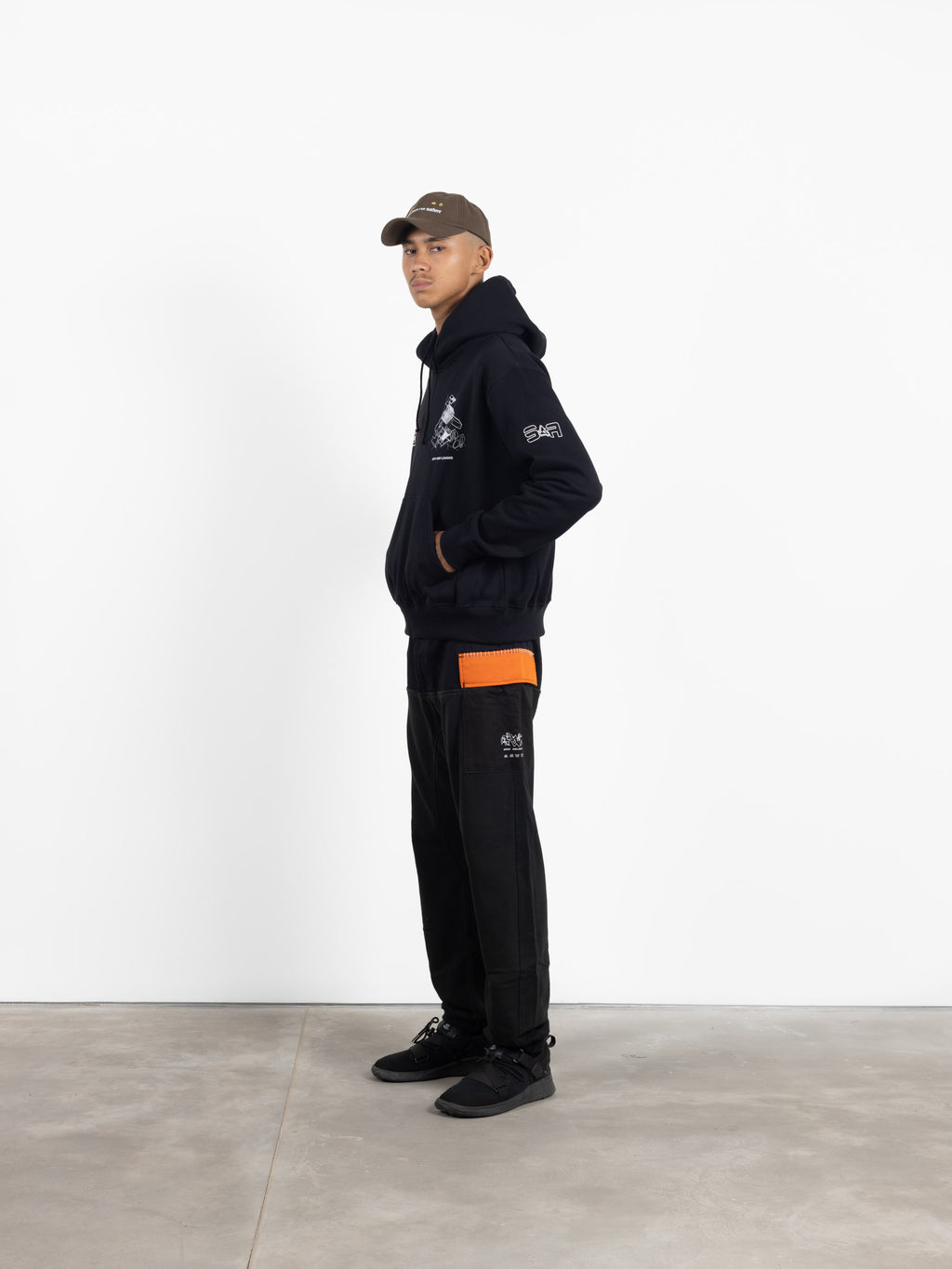 Utopian Architecture Hoodie Black