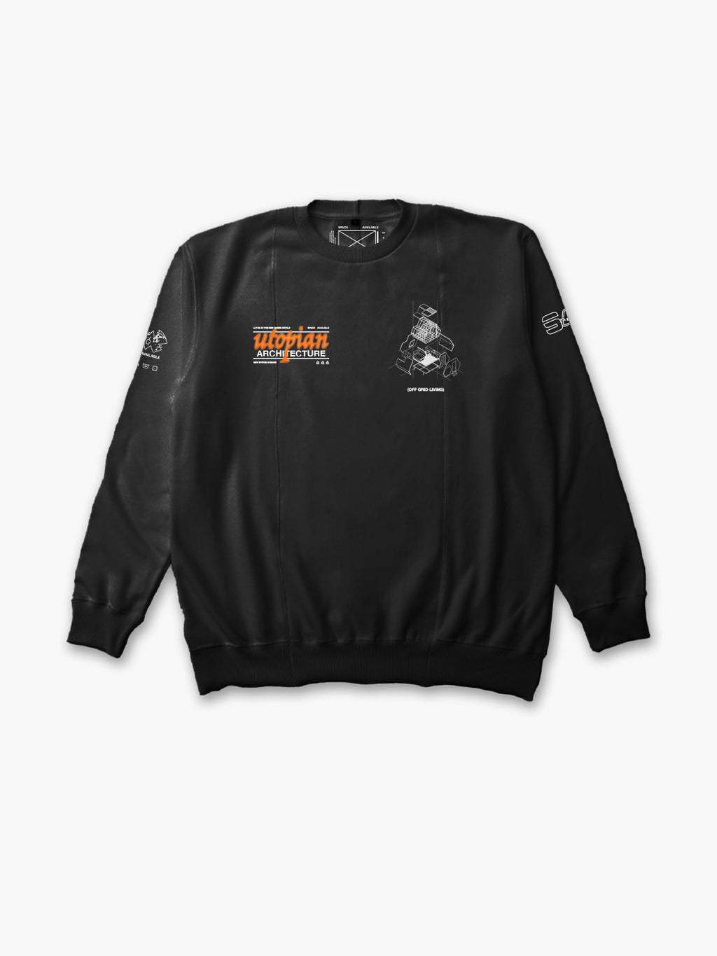 Utopian Architecture Sweat Black