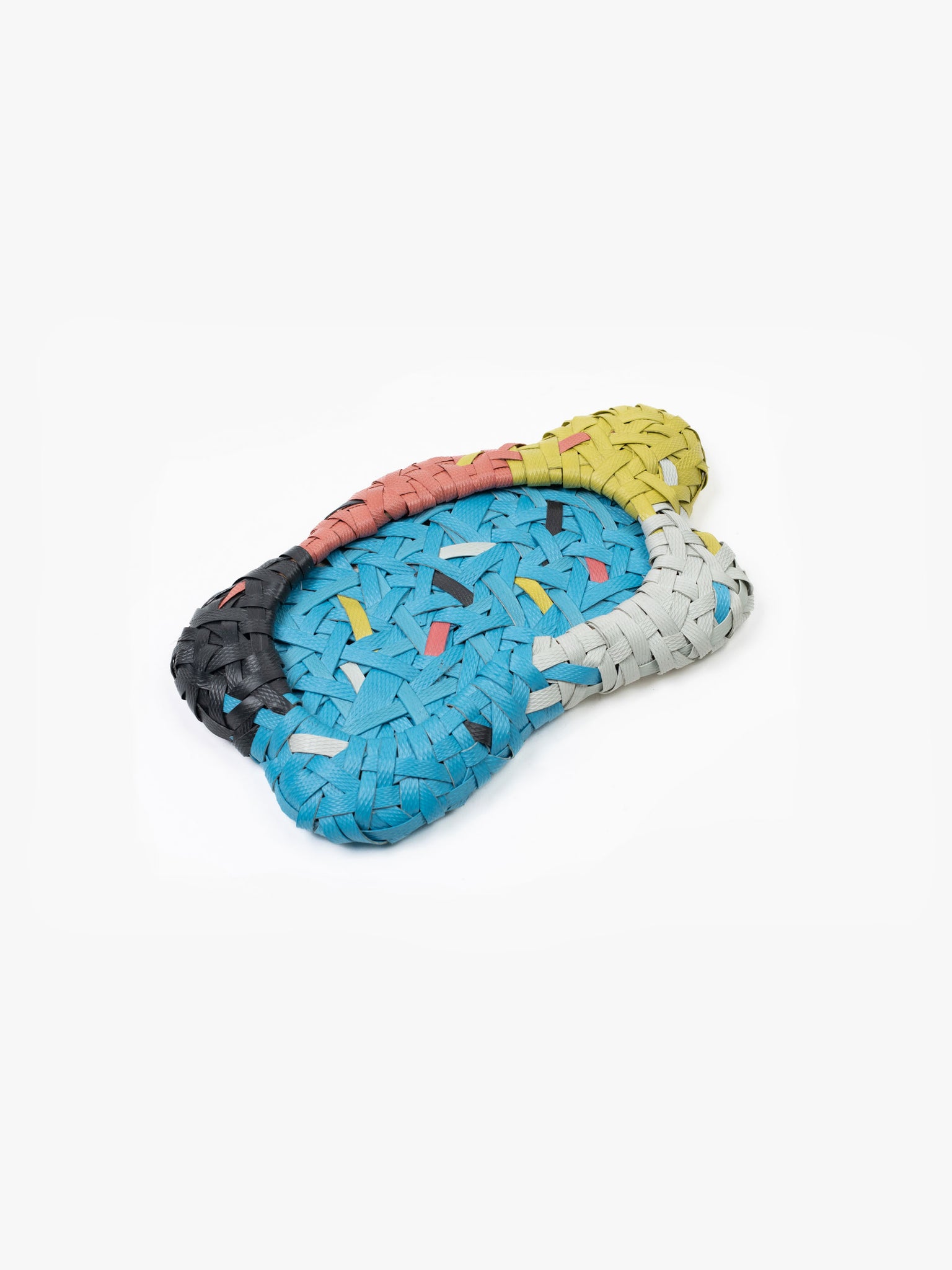 Recycled Plastic Woven Ecology Tray Multicolour